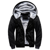 Pánska flísová bunda, maskáčová zahusťovacia bunda, kapucňa, zimný kabát s dlhým rukávom, páperový kabát, ležérne streetwear pánske mikiny s kapucňou
