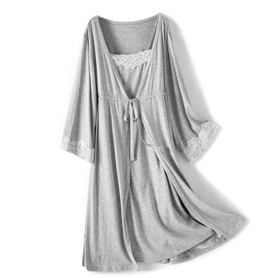 2tk/komplekt Rasedus Pidžaamad Magamisriided Imetavad Rasedad Naised Rihmad Imetavad Öösärgid Sünnituskleit + Rüü Sünnitus