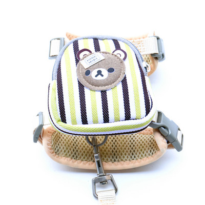 Lemmikkassi värviline triibuline seljakott rakmete jalutusrihmaga väikestele koertele Kassidele Multifunktsionaalne isekott seljakott Lemmikloomatarbed