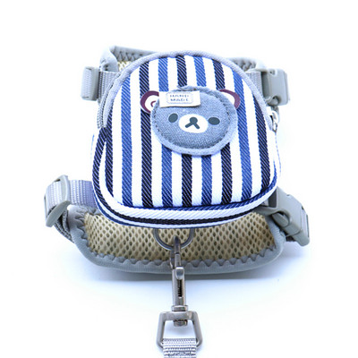 Lemmikkassi värviline triibuline seljakott rakmete jalutusrihmaga väikestele koertele Kassidele Multifunktsionaalne isekott seljakott Lemmikloomatarbed