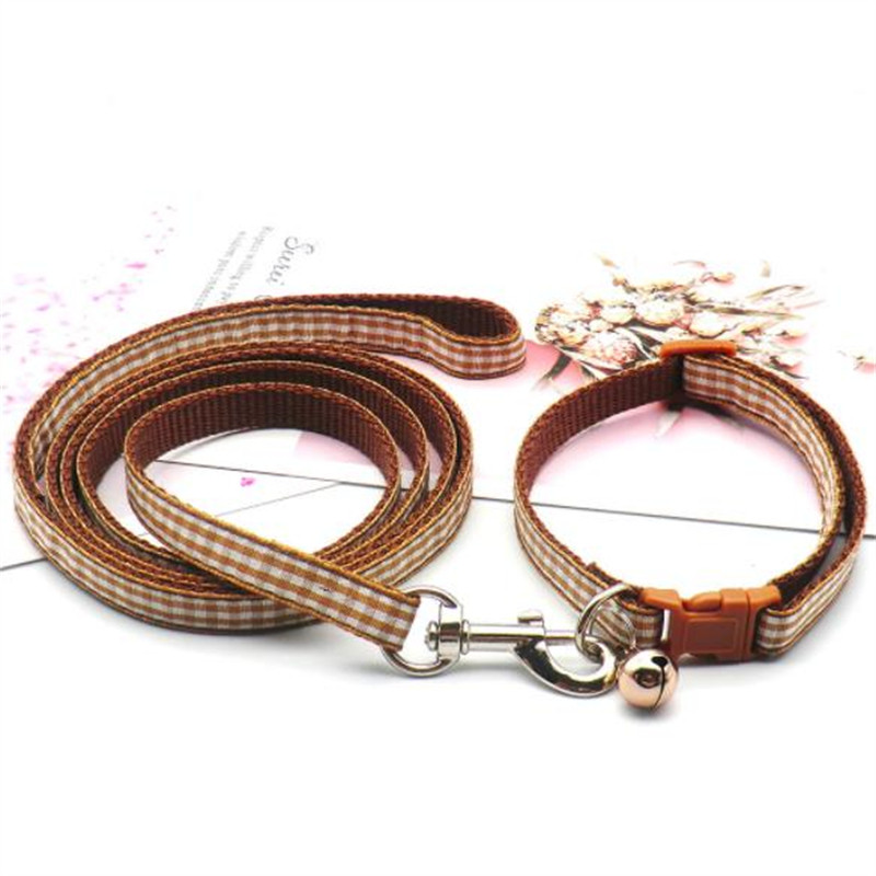 Μόδα κολάρο κατοικίδιων σκυλιών Σχοινί έλξης Κλασικό μοτίβο Χαριτωμένα ρυθμιζόμενα περιλαίμια για σκύλους γάτες για κουτάβια DIY Αξεσουάρ για κατοικίδια