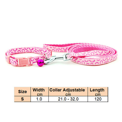 Lemmikkoera kassi kaelarihma jalutusrihm Reguleeritav lemmiklooma kaelarihma plii koos kellukesega kassi väikesele koerale Lemmikloomatooted Õues jalutamiseks puudli terjer