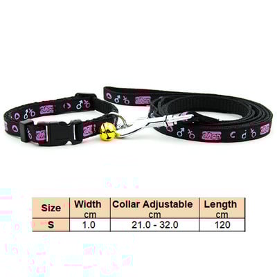 Lemmikkoera kassi kaelarihma jalutusrihm Reguleeritav lemmiklooma kaelarihma plii koos kellukesega kassi väikesele koerale Lemmikloomatooted Õues jalutamiseks puudli terjer