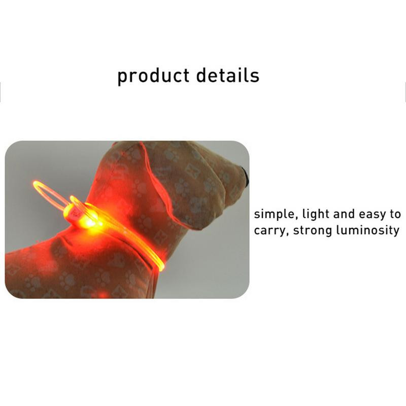 Κολάρο LED για σκύλους Ρυθμιζόμενο κολάρο κατοικίδιων για νυχτερινό περπάτημα Λαμπερό κολάρο ασφαλείας κατοικίδιου κολιέ ασφαλείας κατοικίδιων για τα σκυλιά σας που περπατούν