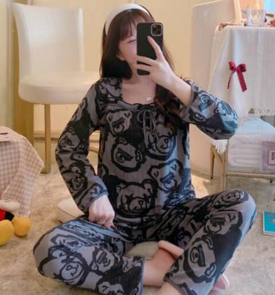 Raseduse ja imetamise pidžaamad naistele Imetavad naised Imetavad Pjs-püksid magamisriided Raseduse öösärgid Riided