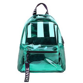 Rucsac de femeie din PVC transparent la modă New Trend Rucsac solid transparent Rucsac de școală de călătorie Geantă pentru fete Copii Mochila