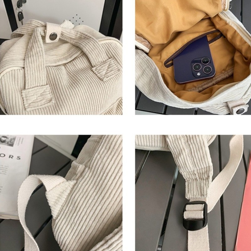 Σακίδιο πλάτης Φοιτητικά Κοτλέ Σχολική τσάντα Vintage Τσάντες Ταξιδίου Girl School College Σακίδια πλάτης Ιαπωνικού στυλ Σακίδιο πλάτης 517D