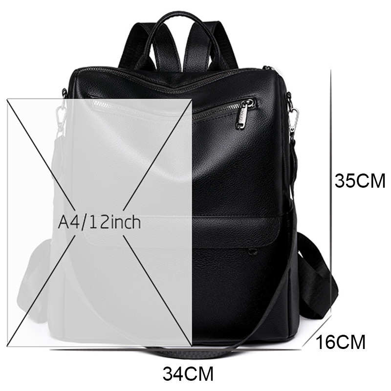 Ρετρό μαλακό δερμάτινο σακίδιο πλάτης για γυναικείες τσάντες επώνυμα γυναικεία τσάντα ώμου μεγάλης χωρητικότητας Mochilas υψηλής ποιότητας τσάντα για βιβλία Sac A Dos