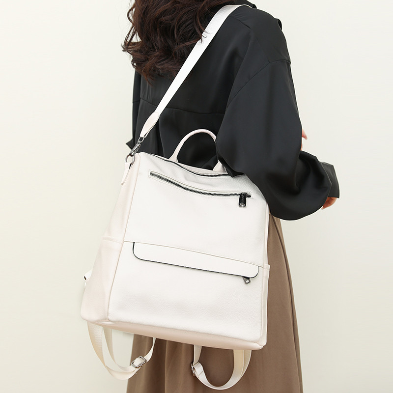 Ρετρό μαλακό δερμάτινο σακίδιο πλάτης για γυναικείες τσάντες επώνυμα γυναικεία τσάντα ώμου μεγάλης χωρητικότητας Mochilas υψηλής ποιότητας τσάντα για βιβλία Sac A Dos