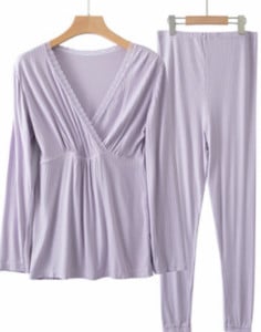 Haine pentru alăptare de maternitate Pijamale pentru alăptare Costum cu mâneci scurte Femei însărcinate Ocazional Alăptare acasă