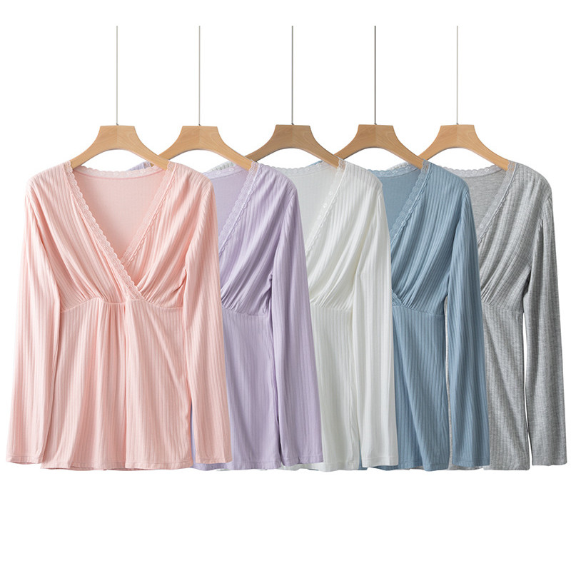 Haine pentru alăptare de maternitate Pijamale pentru alăptare Costum cu mâneci scurte Femei însărcinate Ocazional Alăptare acasă