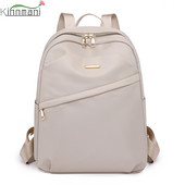 Kiváló minőségű nylon vászon hátizsák Divattervező nagy kapacitású lány iskolatáska egyszínű szabadidős utazási hátizsákok 2023 Új