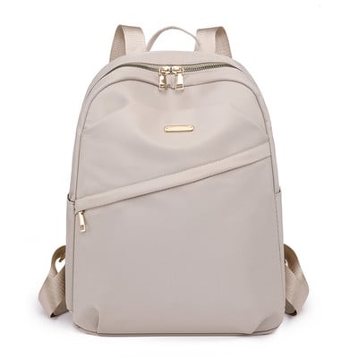 Kiváló minőségű nylon vászon hátizsák Divattervező nagy kapacitású lány iskolatáska egyszínű szabadidős utazási hátizsákok 2023 Új