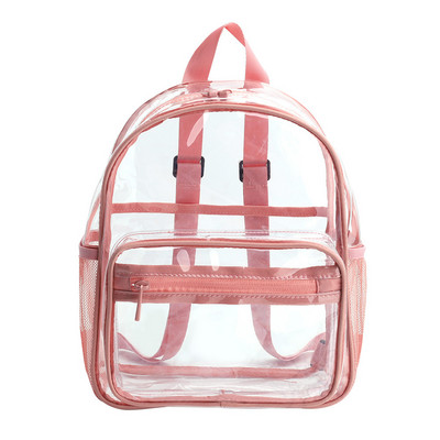 Αδιάβροχο σακίδιο πλάτης PVC Clear Shoulder Top-Handle College Student Αδιάβροχο σακίδιο