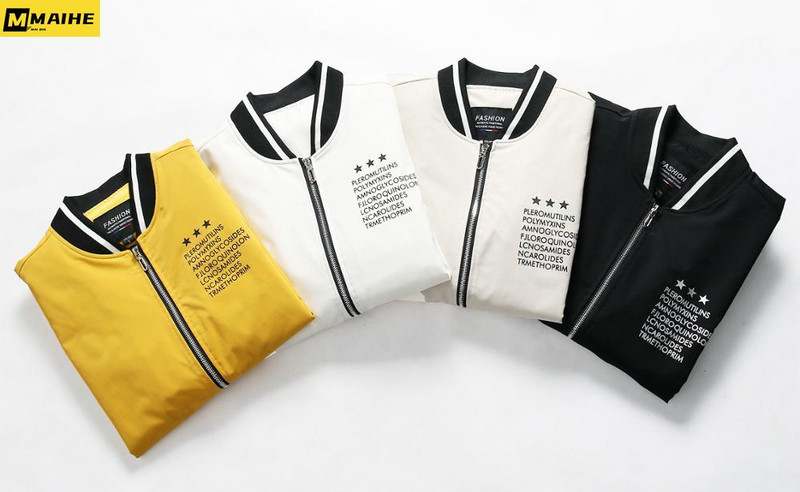 Jachetă bombardier cu fermoar pentru bărbați, toamnă iarnă, îmbrăcăminte de stradă pentru bărbați, haină de pilot, ocazională, slim-fit, pentru baseball, îmbrăcăminte pentru bărbați