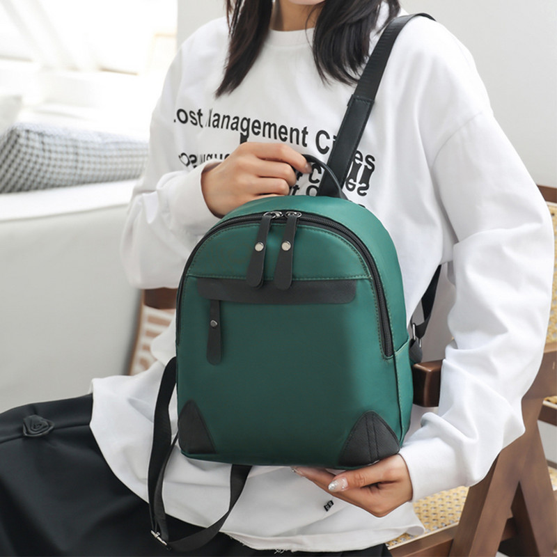 Μεγάλη χωρητικότητας Daypack Αδιάβροχο σακίδιο πεζοπορίας Casual με πολλές τσέπες σχολική τσάντα Oxford τσάντα γυναικεία σχολική τσάντα