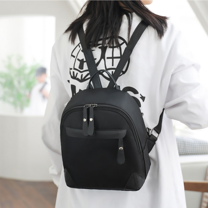 Μεγάλη χωρητικότητας Daypack Αδιάβροχο σακίδιο πεζοπορίας Casual με πολλές τσέπες σχολική τσάντα Oxford τσάντα γυναικεία σχολική τσάντα