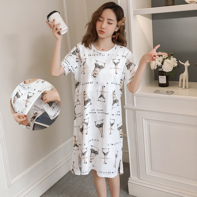 Haine de maternitate Cămași de noapte pentru alăptare Lenjerie de noapte pentru alăptare Robă de spital Lenjerie de noapte pentru alăptare Pijamale Rochii de sarcină