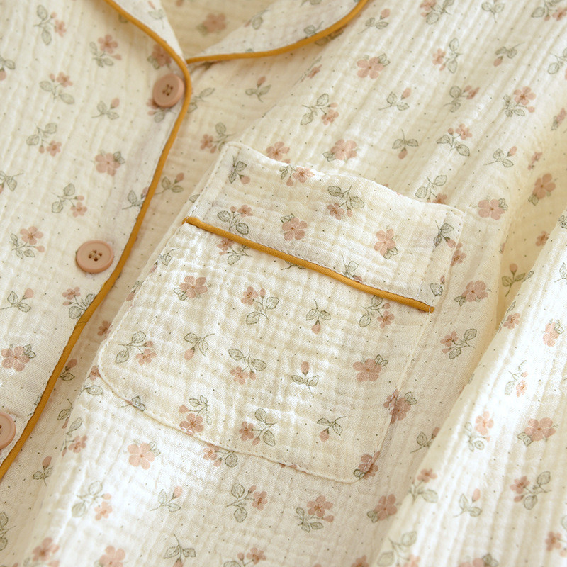 100% puuvillane pidžaama 2023. aasta sügisene uus pidžaamakomplekt naiste puhkerõivastele, pikkade varrukatega püksid, naiste pidžaama ülikond, õhuke lahtine magamisriided