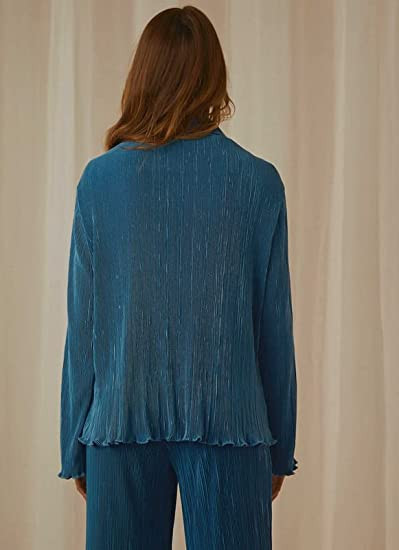 Ženska dvodijelna odjeća Muse, košulja s dugim rukavima, široke nogavice, ležerne hlače, odijelo s jednobojnim cvjetnim hlačama iz 90-ih