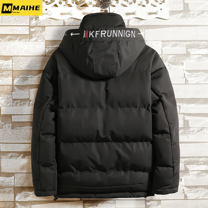 2022 Winter Parka Ανδρικά Windbreak Plus Παχύ βελούδινο ζεστό αντιανεμικό ανδρικό παλτό casual στρατιωτικό μπουφάν με κουκούλα Φερμουάρ μονόχρωμο