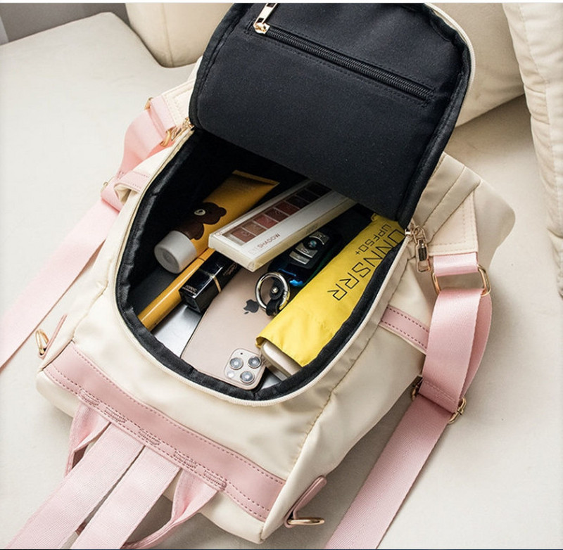 Γυναικείες υφασμάτινες τσάντες πλάτης Oxford ins για κορίτσια Μαθητικές Σχολικές τσάντες ταξιδιού μεγάλης χωρητικότητας