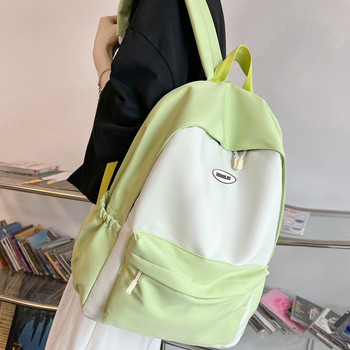 Висококачествена едноцветна дамска раница Готина мъжка чанта за книги за пътуване Ученическа чанта с голям капацитет Тийнейджъри Сладка Mochila