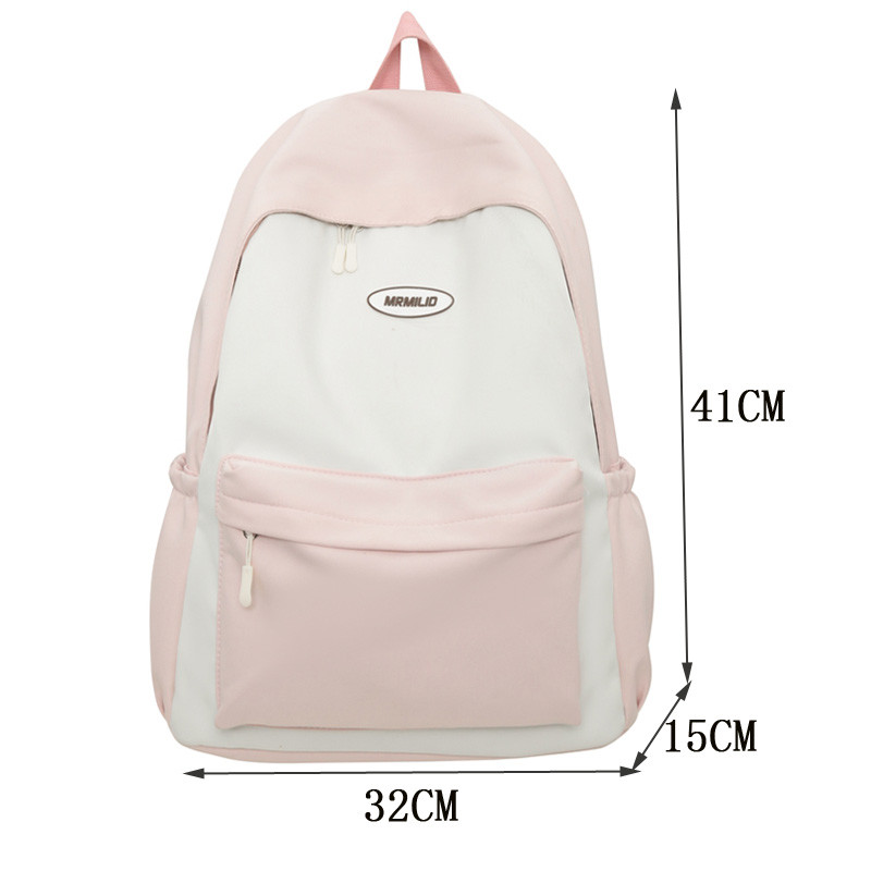 Kvaliteetne ühevärviline naiste seljakott Lahe meeste reisiraamatukott Suure mahutavusega koolikott Teismelistele armas Mochila