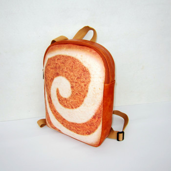 Сладка раница в стил Toast за млади момичета Ученическа чанта с голям капацитет Забавна ученическа ученическа чанта Пътна чанта Дамска чанта Kawaii Egg Pattern