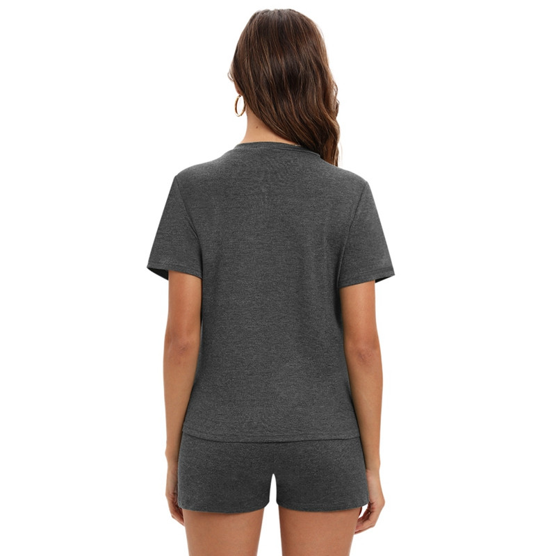 Σετ πιτζάμες για έγκυες γυναίκες Πυζάμες εγκυμοσύνης Ρούχα νοσηλείας Καλοκαιρινά βαμβακερά νυχτικά θηλασμού Σπίτι τοπ + σορτς