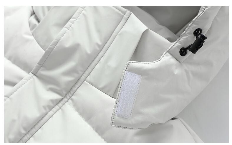 Jachete lungi de iarnă pentru bărbați din puf de rață cu glugă Jachete casual pentru bărbați de înaltă calitate, în aer liber, rezistente la vânt, jachete calde de iarnă Îmbrăcăminte pentru bărbați