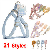 Kutya hám kistestű kutyáknak Állítható kutyakölyök cica hám és póráz készlet Kutya póráz Kutya macska nyakörv Kutya macska kiegészítők