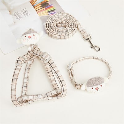 Kutya hám kistestű kutyáknak Állítható kutyakölyök cica hám és póráz készlet Kutya póráz Kutya macska nyakörv Kutya macska kiegészítők