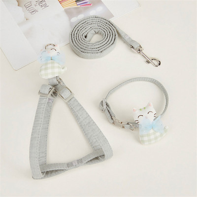 Kutya hám kistestű kutyáknak Állítható kutyakölyök cica hám és póráz készlet Kutya póráz Kutya macska nyakörv Kutya macska kiegészítők