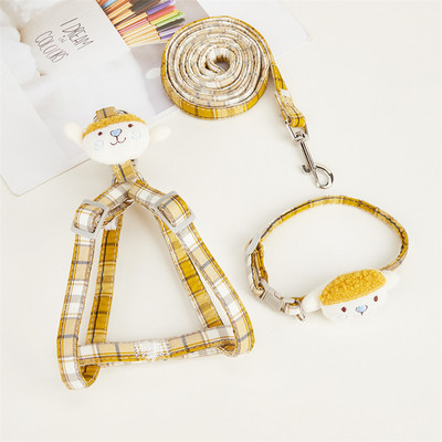 Kutya hám kistestű kutyáknak Állítható kutyakölyök cica hám és póráz készlet Kutya póráz Kutya macska nyakörv Kutya macska kiegészítők