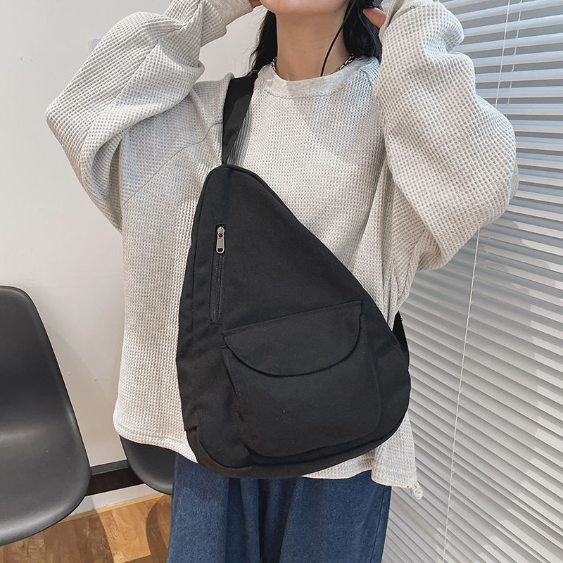 Σακίδια πλάτης Unisex Solid Crossbody μονό λουρί Σχολικές τσάντες αναψυχής Ζευγάρια Γυναίκα μεγάλης χωρητικότητας Ταξίδι Ρετρό για φοιτητές Ulzzang