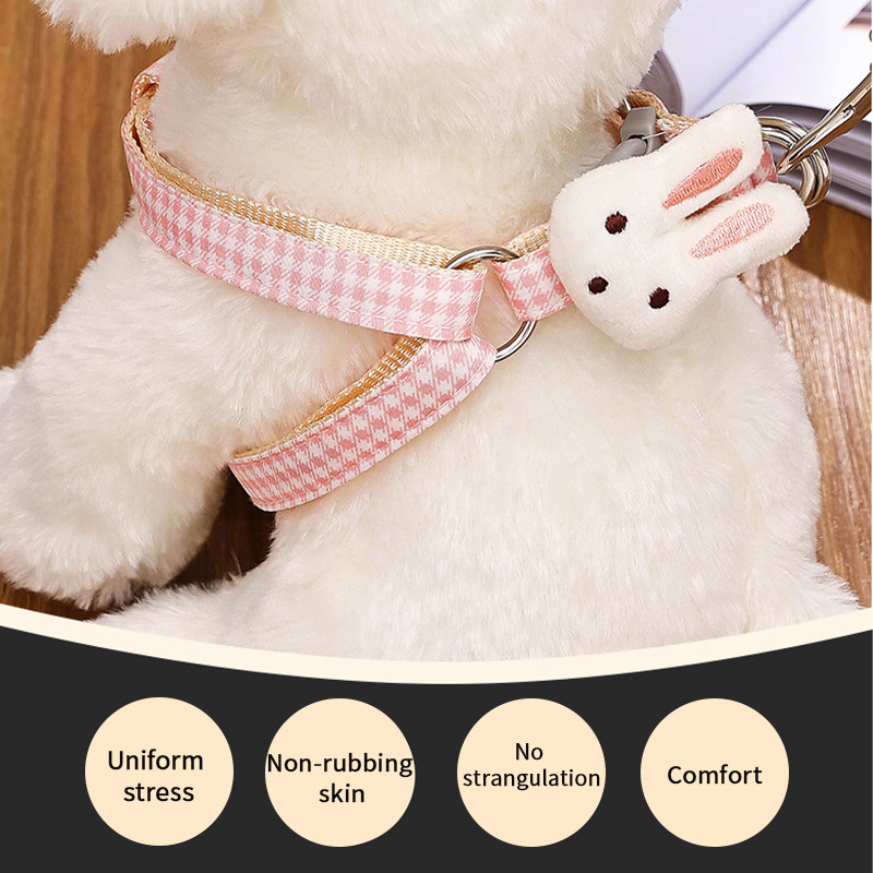 Кучешки колан за малки кучета Регулируема яка за коте Комплект колани за домашни любимци Карирана ракла Жилетка Каишка Мрежа Подплатен повод за домашни любимци Йорки Чихуахуа
