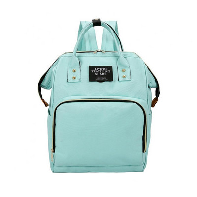 Αδιάβροχο φερμουάρ Ταξίδι Μαμά Τσάντα πλάτης Casual Baby Nursing τσάντα πάνας