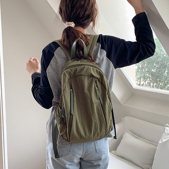 Корейска дамска раница Найлонова лаптоп Естетична раница Чанта през рамо Ученически чанти за тийнейджърска ученическа раница Каузална пътна чанта