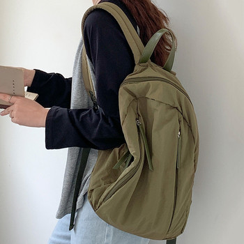 Κορεάτικο γυναικείο σακίδιο πλάτης Nylon Αισθητικό σακίδιο πλάτης Τσάντα ώμου Σχολικές τσάντες για εφηβική μαθητική σακίδιο πλάτης Αιτιακή τσάντα ταξιδιού
