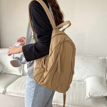 Κορεάτικο γυναικείο σακίδιο πλάτης Nylon Αισθητικό σακίδιο πλάτης Τσάντα ώμου Σχολικές τσάντες για εφηβική μαθητική σακίδιο πλάτης Αιτιακή τσάντα ταξιδιού