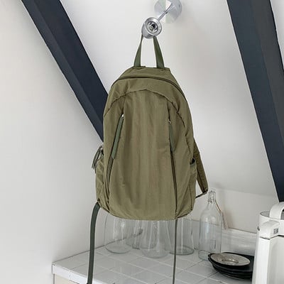 Korea naiste seljakott nailonist sülearvuti esteetiline seljakott õlakott Koolikotid teismelise üliõpilase seljakott Kausaalne reisikott