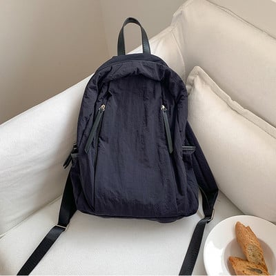 Korea naiste seljakott nailonist sülearvuti esteetiline seljakott õlakott Koolikotid teismelise üliõpilase seljakott Kausaalne reisikott