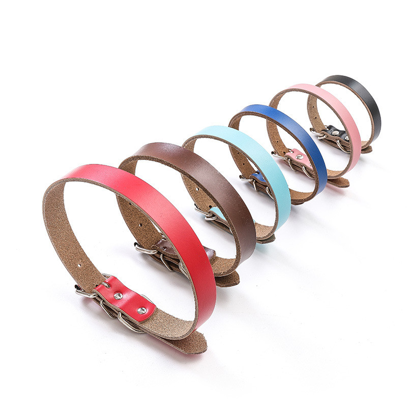 Ehtsast nahast koera kaelarihm ja jalutusrihm reguleeritav koerarihm Pehme ehtsast nahast treeningrihm Pitbull Bulldog lemmikloomatoodetele