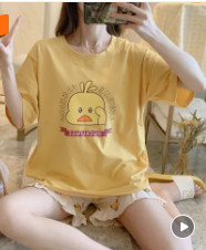 Suvine rasedate magamise salong Lühikeste varrukatega puuvillane imetamispidžaama komplekt Raseduse imetamiseks sünnitusjärgsele naisele