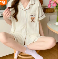 Suvine rasedate magamise salong Lühikeste varrukatega puuvillane imetamispidžaama komplekt Raseduse imetamiseks sünnitusjärgsele naisele