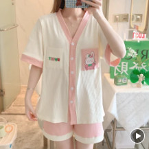 Suvine rasedate magamise salong Lühikeste varrukatega puuvillane imetamispidžaama komplekt Raseduse imetamiseks sünnitusjärgsele naisele