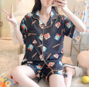 Suvine rasedate magamise salong Lühikeste varrukatega puuvillane imetamispidžaama komplekt Raseduse imetamiseks sünnitusjärgsele naisele