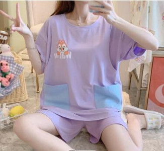 Suvine rasedate magamise salong Lühikeste varrukatega puuvillane imetamispidžaama komplekt Raseduse imetamiseks sünnitusjärgsele naisele