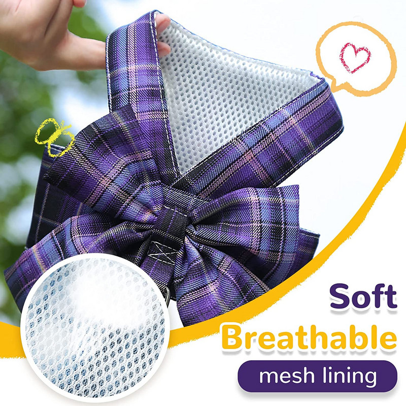 Lankas šunų petnešos Mielos petnešėlės naminiams gyvūnėliams su krūtinės juostele, traukimo virve Kačių šunims Drabužiai Naminių gyvūnėlių liemenė